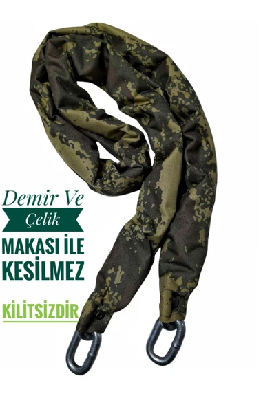 Vi Caro Strong Grade 16 mm 3 metre  Kesilmez motorsiklet Zincir Kilit Motor Kilidi  Motorsiklet Kilidi ürün görseli