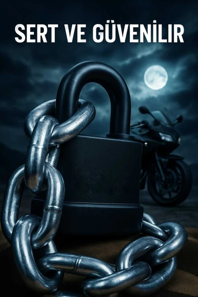 Vi Caro Grade80 Max10 Motosiklet Kesilmez Zincir Kilit 10mm X 150cm - Motorsiklet Kilidi - Motor Kilidi - Resim 8