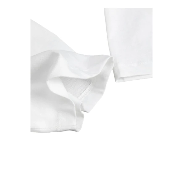 Bisiklet Yaka Baskılı Kadın T-shirt 12234665 - Resim 7