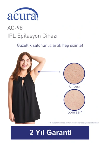 AC-98 Ultra Hızlı, Sınırsız Atışlı Buz Lazer IPL Lazer Epilasyon Cihazı - Resim 2