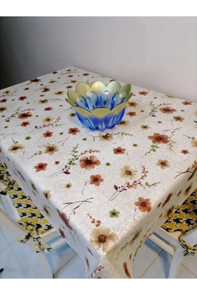 Elyaflı Pvc Muşamba - Fantastik Desenli Silinebilir Masa Örtüsü - Resim 3