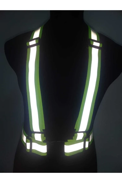 Vi Caro Motorsiklet Reflektörlü Yelek Scooter Reflektör Yelek Bisiklet Reflektif Yelek - Resim 2