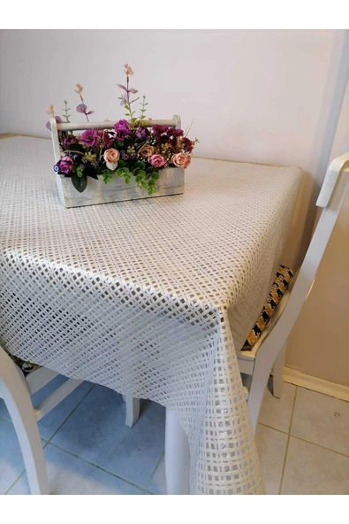 Ithal Pvc Muşamba - Desenli Silinebilir Masa Örtüsü - Resim 2