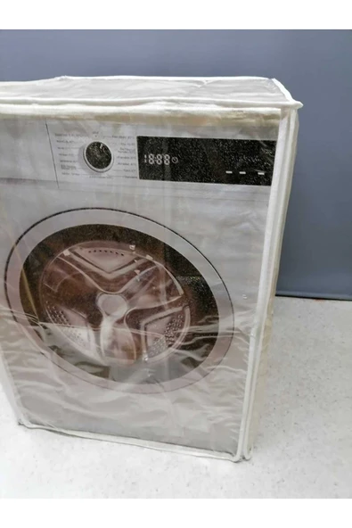 GOLD SİMLİ Fermuarlı Çamaşır ve Kurutma Makinesi Örtüsü - Resim 3