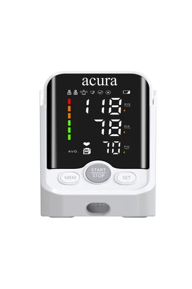 AC-475 Şarjlı, Özel Standlı XXL Manşetli Konuşan Tansiyon Aleti - Resim 4