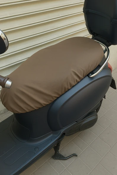 Vi Caro Kahverengi Kalın Kumaş Arora Cappucino Motosiklet Deri Sele Kılıfı Örtüsü Brandası Su Geçirmez ürün görseli