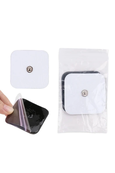 5x5 Çıtçıtlı Kare Tens Pedi 20 Adet - Resim 2