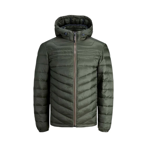 12214531 Jjehero Puffer Kapş.şişme Mont - Yeşil - 6xl - Resim 8