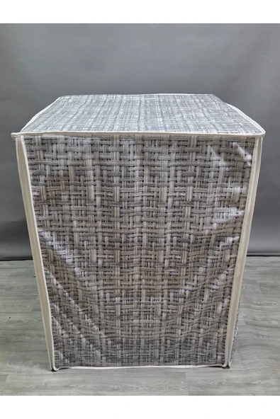 Kumaş Dokulu Pvc Kapli Su Geçi̇rmez Çamaşir Makinesi Kurutma Makinesi Örtüsü - Resim 2