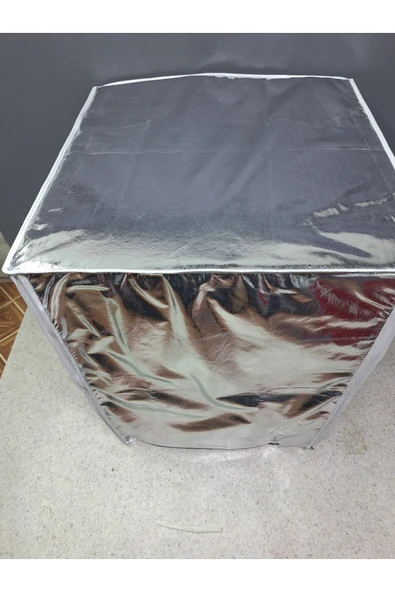 Çamaşır Ve Kurutma Makinesi Örtüsü – Su Geçirmez, Pvc Kaplama, Kumaş Görünümlü - Resim 3