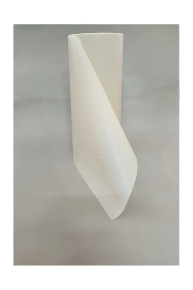 Krem Raf Ve Dolop Içi Örtüsü - Silikonlu Kaymaz Raf Örtüsü 45cm X 500 Cm - Resim 2