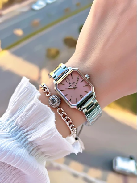 Daniel Klein Çelik Kordon 30 Mt Suya Dayanıklı Kadın Kol Saati+Bileklik BYN.14090.2 - Resim 2