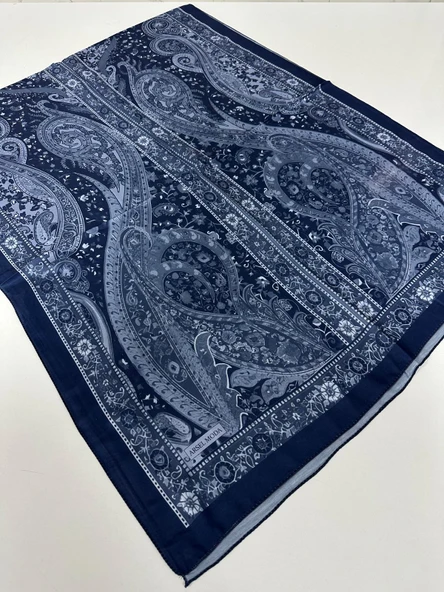 ARSEL MODA Soft Pamuklu Şal Özel Seri Lacivert   LBD3102 ürün görseli