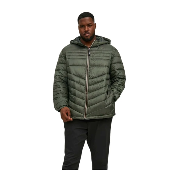 12214531 Jjehero Puffer Kapş.şişme Mont - Yeşil - 6xl ürün görseli 1