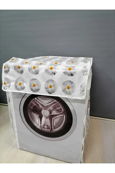 Fermuarlı Çamaşır Ve Kurutma Makinesi Örtüsü - Resim 5