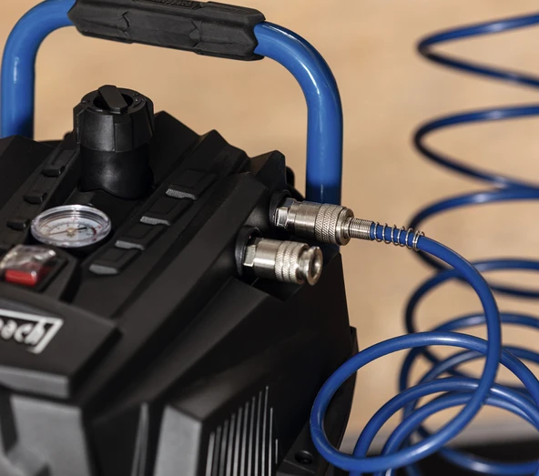 Scheppach HC35V 1500 W Yağsız  Kompresör 1500 W 10 Bar 30 Lt - 5906169901 - Resim 4