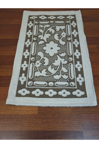 2 Li Bukle Banyo Takımı [pamuklu Bukle] Gri - Resim 2