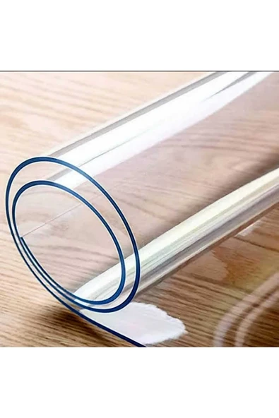 2 mm KALINLIK 70 cm en Şeffaf  Kalın PVC Masa Koruyucu Mika Masa Örtüsü ürün görseli