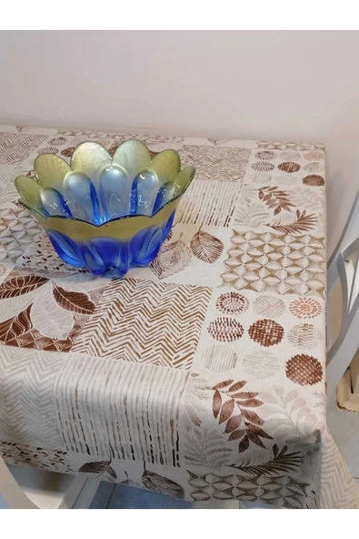 Elyaflı Pvc Muşamba - Fantastik Desenli Silinebilir Masa Örtüsü - Resim 5