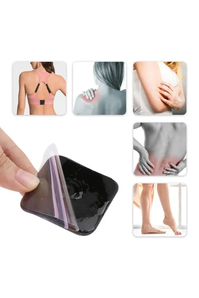 5x5 Çıtçıtlı Kare Tens Pedi 20 Adet - Resim 6