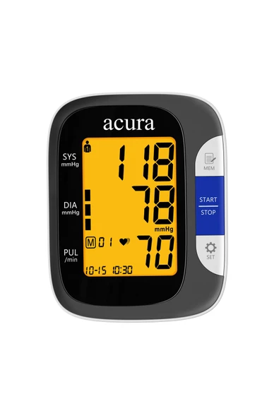 AC-493 Şarjlı, Çantalı, XXL Ekranlı XXL Manşetli Konuşan Tansiyon Aleti - Resim 5