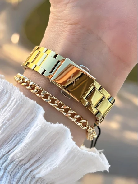 Daniel Klein Çelik Kordon 30 Mt Suya Dayanıklı Kadın Kol Saati+Bileklik BYN.14090.4 - Resim 3