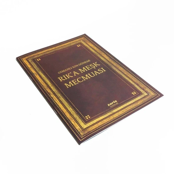 Karin Osmanlı Son Dönemi Rik'a Meşk Mecmuası - Resim 2