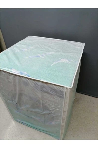 Fermuarlı Çamaşır ve Kurutma Makinesi Örtüsü ürün görseli