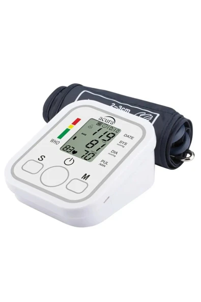 AC-463 Çift Kullanıcı Özellikli Koldan Tansiyon Aleti Pil Hediyeli - Resim 5