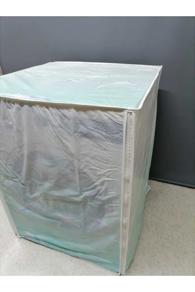 Fermuarlı Çamaşır ve Kurutma Makinesi Örtüsü - Resim 4