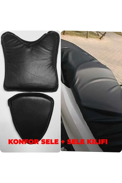 Vi Caro Yamaha Xmax  250 ve Max Scooter İçin SU Geçirmez Konfor Sele Ve  Su Geçirmez Deri Sele  Kılıfı ürün görseli