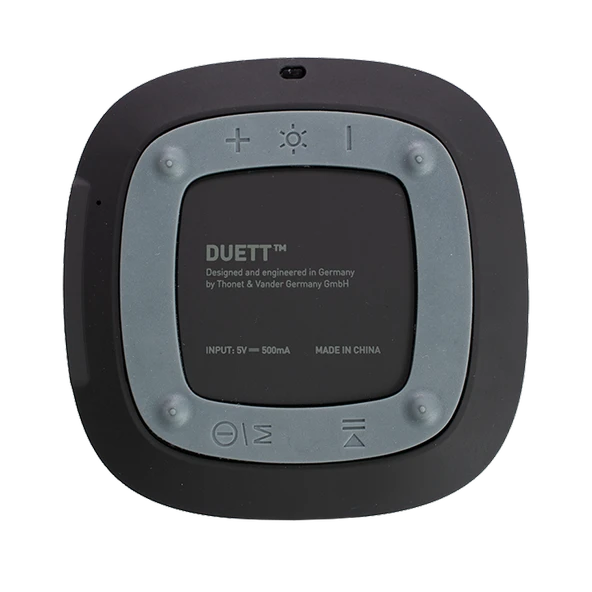 Thonet & Vander Duett 10W RMS Taşınabilir Siyah Bluetooth Hoparlör HK096-03614 - Resim 2