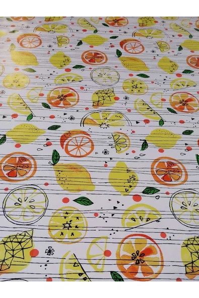 Elyaflı Pvc Muşamba - Fantastik Desenli Silinebilir Masa Örtüsü - Resim 6