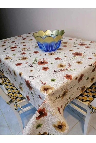Elyaflı Pvc Muşamba - Fantastik Desenli Silinebilir Masa Örtüsü - Resim 4