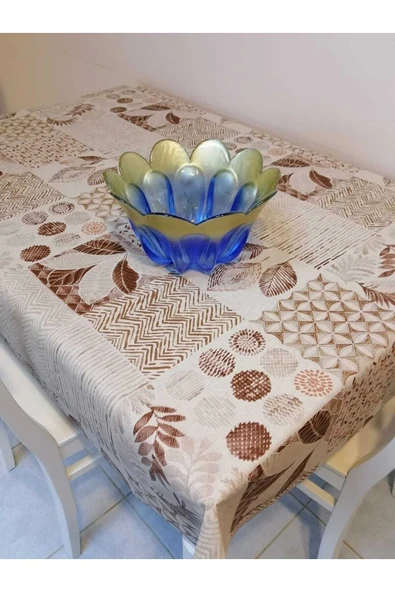 Elyaflı Pvc Muşamba - Fantastik Desenli Silinebilir Masa Örtüsü - Resim 3