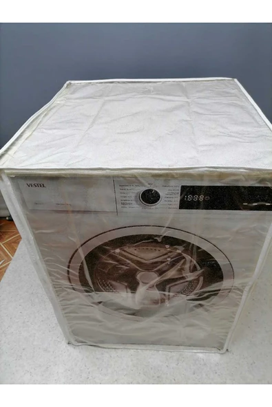 GOLD SİMLİ Fermuarlı Çamaşır ve Kurutma Makinesi Örtüsü - Resim 2