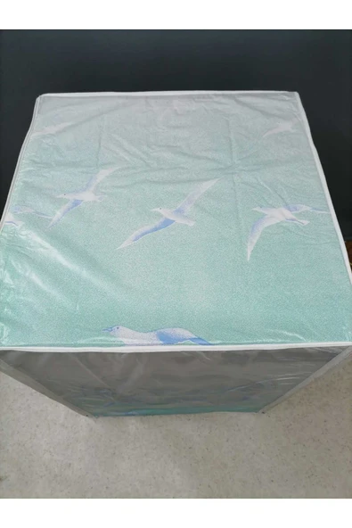 Fermuarlı Çamaşır ve Kurutma Makinesi Örtüsü - Resim 3