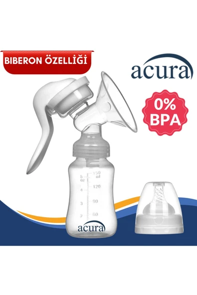 AC-3000 Masaj ve Biberon Özellikli Manuel Göğüs Pompası ürün görseli