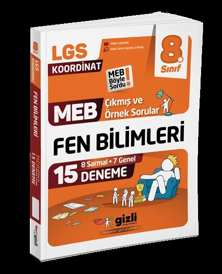 Gizli Yayınları Lgs Meb Çıkmış ve Örnek Sorular Fen Bilimleri 15'li Deneme-Meb Böyle Sordu ürün görseli