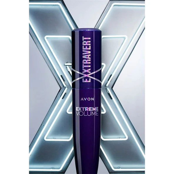 Exxtravert Ekstra Hacim Veren Maskara 9,5ml Blackest Black - Resim 3