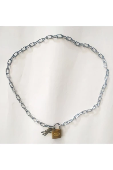 KOLUMAN Zincirli Bisiklet Kilidi 80cm 3 Yedekli Asma Kilitli - Resim 2