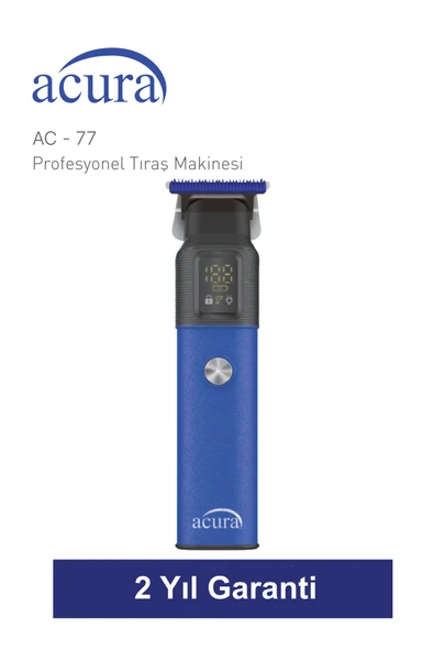 AC-77 Titanyum Seramik Bıçaklı Profesyonel Sakal Ense Tıraş Makinesi - Resim 5
