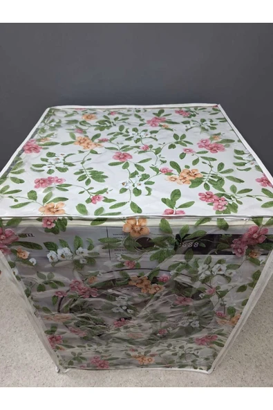 Fermuarlı Çamaşır ve Kurutma Makinesi Örtüsü - Resim 2