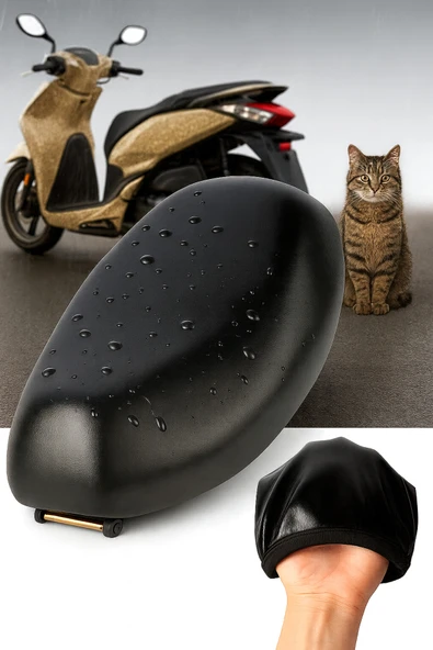 Vi Caro Su Geçirmez Motorsiklet Sele Kılıfı – Yağmur Geçirmez, Kaymaz, Modern Premium Koruma - Resim 2