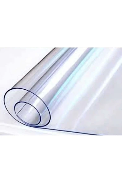 1.2 Mm Kalinlik 100 Cm En Şeffaf  Kalın Pvs Masa Koruyucu Mika Masa Örtüsü - Resim 5