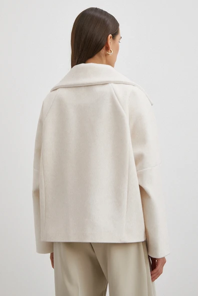 Reglan Tay Flok Mont Krem - Resim 6