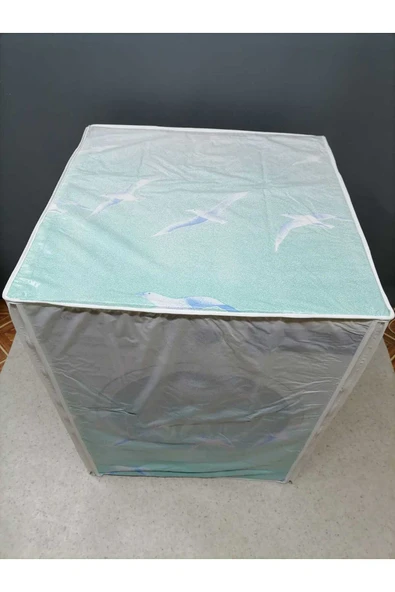 Fermuarlı Çamaşır ve Kurutma Makinesi Örtüsü - Resim 2