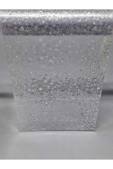 Cam Filmi Kaplama Statik Folyo  Buzlu Desenli Duşa Kabin Pencere Ofis Dekorasyon - Resim 6