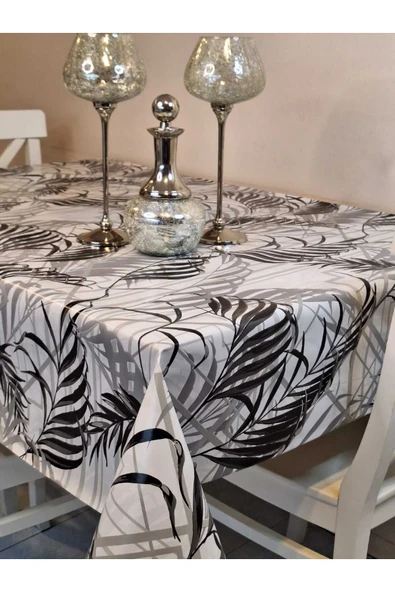 Elyaflı Pvc Muşamba - Desenli Silinebilir Masa Örtüsü ürün görseli