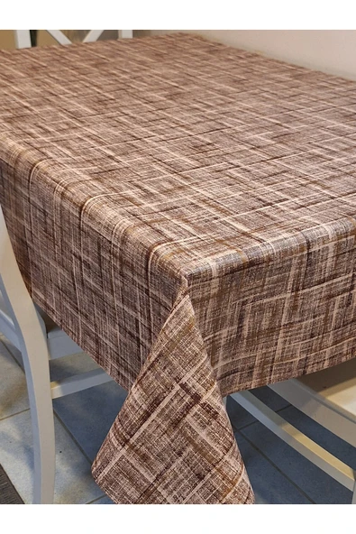 Elyaflı Pvc Muşamba - Desenli Silinebilir Masa Örtüsü ( YEŞİL ) - Resim 12